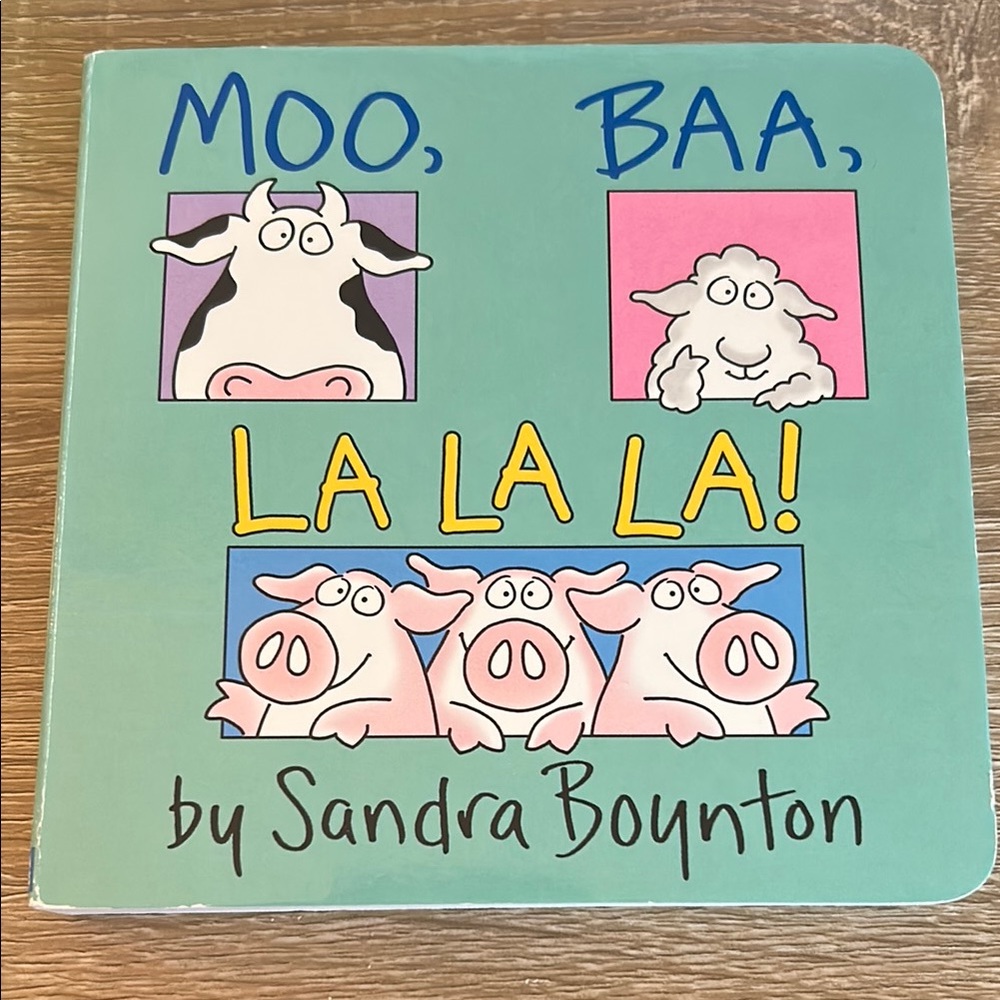 ✨4 for $10! Moo, Baa, La La La! Board Book